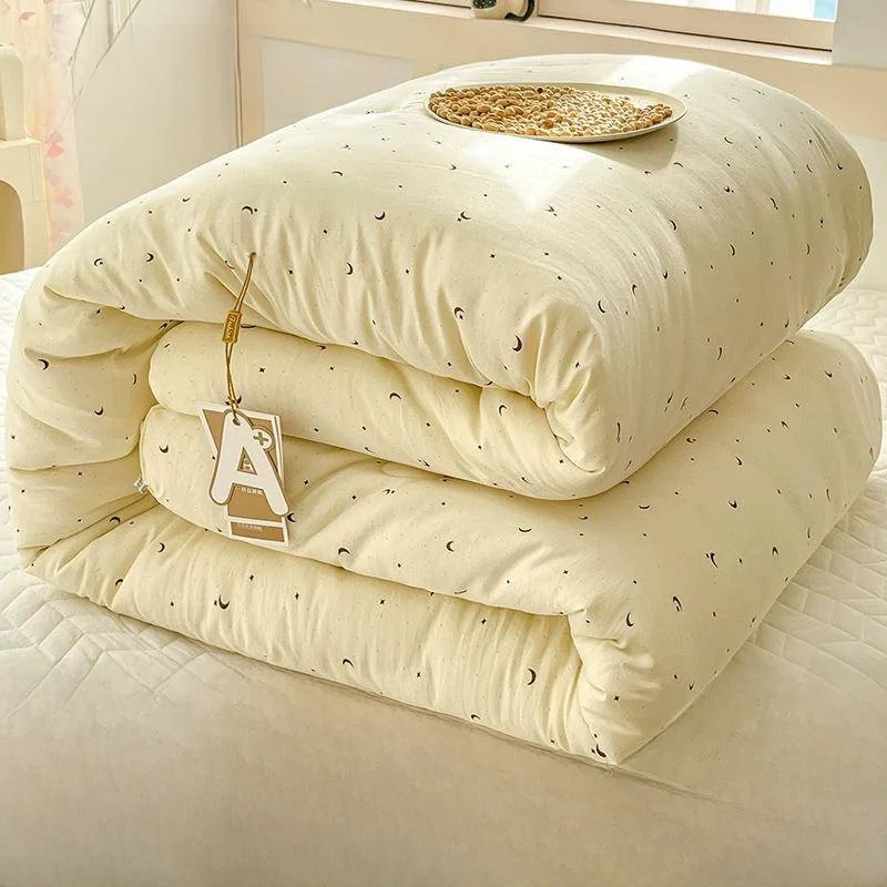 Washed Cotton Quilt Thick Warm Student Single Four Seasons Universal Winter Quilt 2025 New Spring Autumn Quilt Comforter
Washed Cotton Quilt Thick Warm Student Single Four Seasons Universal Winter Quilt 2025 New Spring Autumn Quilt Comforter