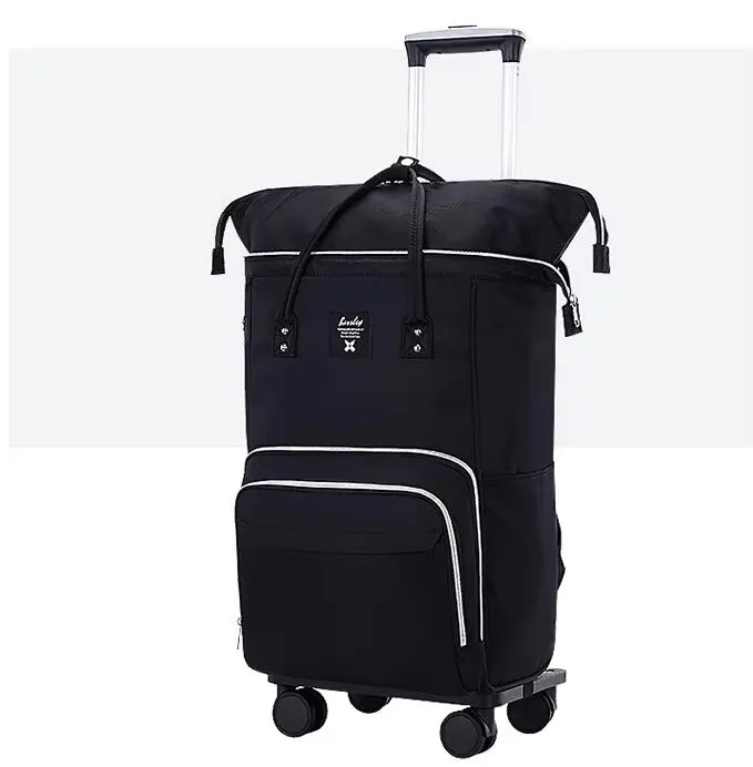 Women Soft Business Travel Bag With wheels Travel Trolley Luggage bag Women Carry on hand Luggage rolling luggage Suitcase bag
Women Soft Business Travel Bag With wheels Travel Trolley Luggage bag Women Carry on hand Luggage rolling luggage Suitcase bag