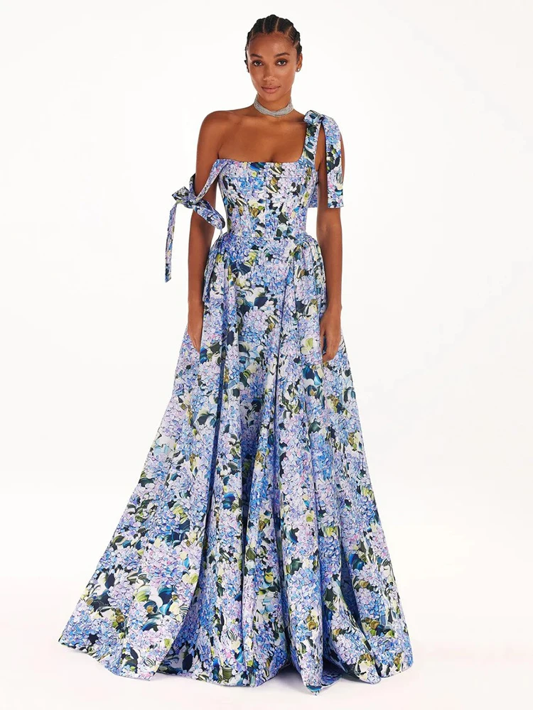 Fashion Printing Off-shoulder Big Swing Dresses Spring Women Sleeveless Backless Long Dress Autumn High Waist Floor Length Dress
Fashion Printing Off-shoulder Big Swing Dresses Spring Women Sleeveless Backless Long Dress Autumn High Waist Floor Length Dress