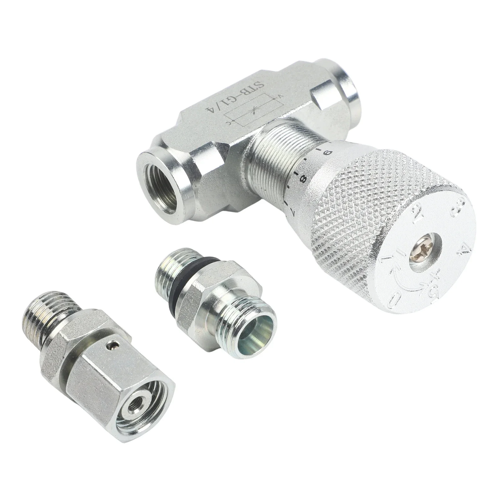 For Hydraulics Throttle Valve For Hydraulic Systems Silver Precision-machined Carbon Steel Body 1 4-inch NPT Female
For Hydraulics Throttle Valve For Hydraulic Systems Silver Precision-machined Carbon Steel Body 1 4-inch NPT Female