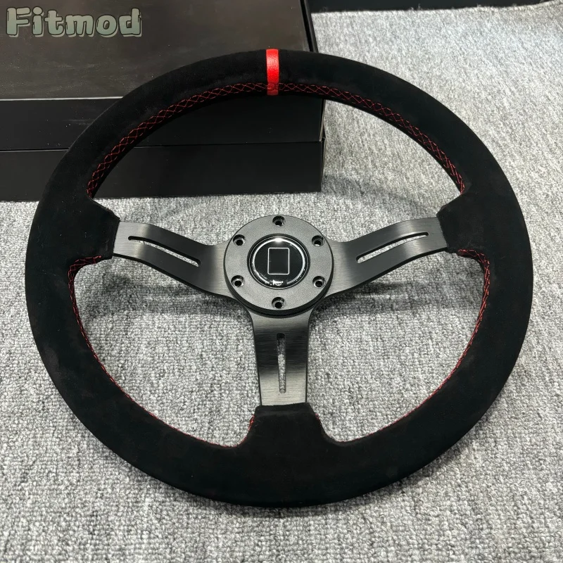 14-inch 350mm ND universal car steering wheel suede Classic style racing sports modified steering wheel PCD70MM
14-inch 350mm ND universal car steering wheel suede Classic style racing sports modified steering wheel PCD70MM