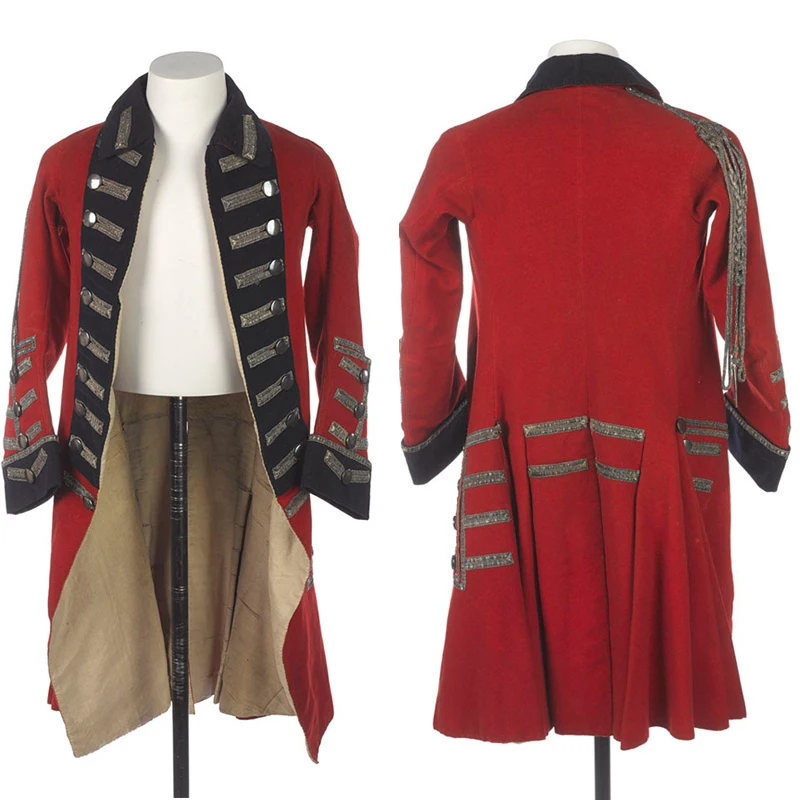 Custom Made Historical Colonial Pirate Captain Red Wool Jacket 18th Century Napoleonic Royal Uniform Tunic Military Officer Suit
Custom Made Historical Colonial Pirate Captain Red Wool Jacket 18th Century Napoleonic Royal Uniform Tunic Military Officer Suit