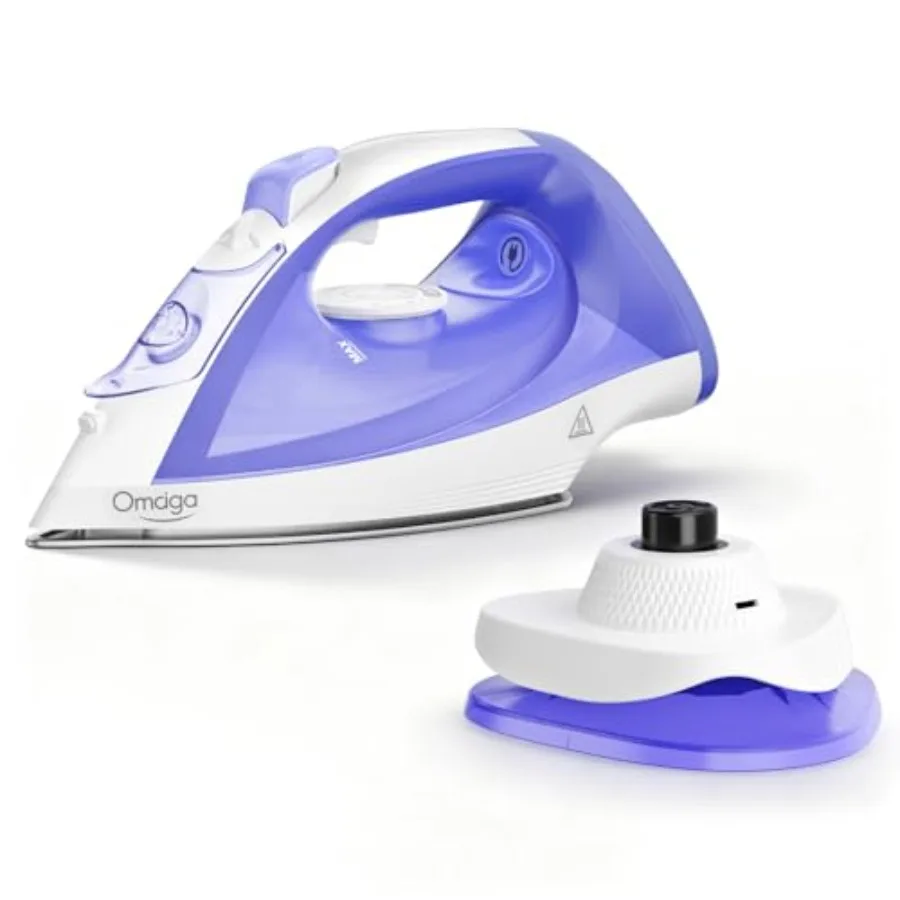 Cordless Steam Iron for Clothes, 1550W 2-in-1 Cordless and Corded Iron with Rapid Heat, Ceramic Soleplate, 3-Way Auto-Off, 12.8
Cordless Steam Iron for Clothes, 1550W 2-in-1 Cordless and Corded Iron with Rapid Heat, Ceramic Soleplate, 3-Way Auto-Off, 12.8
