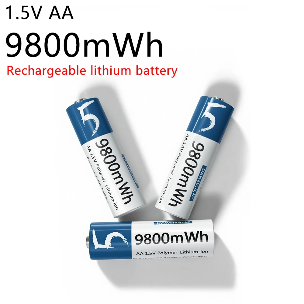 1,5 В AA 9800 МВтч литий-ионная аккумуляторная батарея для игрушечной игровой консоли, мыши, пульт дистанционного управления, дверной звонок, монитор артериального давления
1,5 В AA 9800 МВтч литий-ионная аккумуляторная батарея для игрушечной игровой консоли, мыши, пульт дистанционного управления, дверной звонок, монитор артериального давления