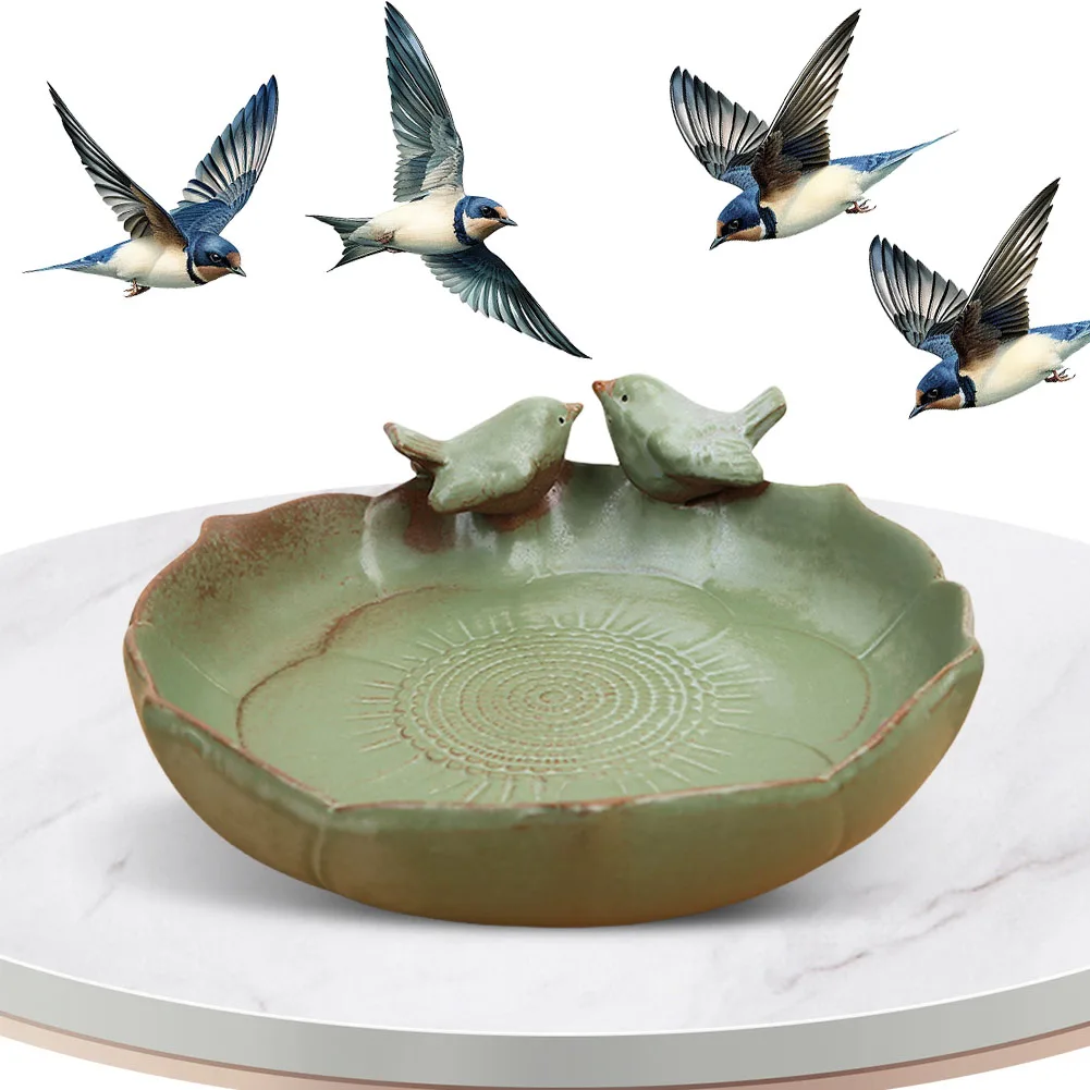 Керамическая миска для купания птиц, поднос для кормления птиц, многофункциональная миска для кормления птиц, контейнер для полива колибри для балконной бумаги, лужайки
Керамическая миска для купания птиц, поднос для кормления птиц, многофункциональная миска для кормления птиц, контейнер для полива колибри для балконной бумаги, лужайки