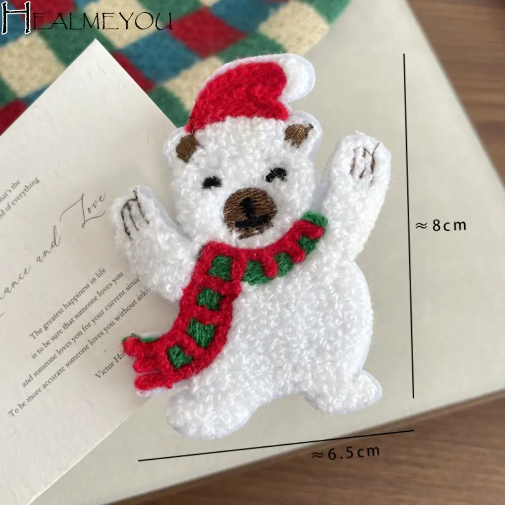 Рождественская заколка для волос с белым медведем, перчатки, чулки, плюшевые рождественские заколки с бантом, снеговик, Санта-Клаус, заколка для волос, аксессуар для укладки волос
Рождественская заколка для волос с белым медведем, перчатки, чулки, плюшевые рождественские заколки с бантом, снеговик, Санта-Клаус, заколка для волос, аксессуар для укладки волос