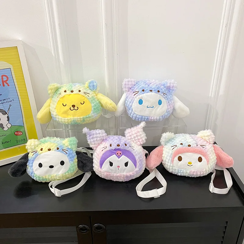 Высококачественный мультяшный рюкзак Sanrio серии My Melody Kawaii Cinnamoroll Kuromi, милый рюкзак с косой спинкой, коллекционные подарки
Высококачественный мультяшный рюкзак Sanrio серии My Melody Kawaii Cinnamoroll Kuromi, милый рюкзак с косой спинкой, коллекционные подарки