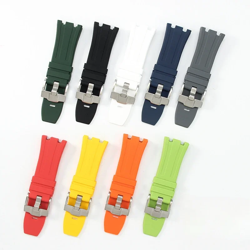 high quality Silicone Rubber Watch Band Strap Men's Waterproof Silicone waterproof Sport diver wristband for AP Royal 28/30mm
high quality Silicone Rubber Watch Band Strap Men's Waterproof Silicone waterproof Sport diver wristband for AP Royal 28/30mm
