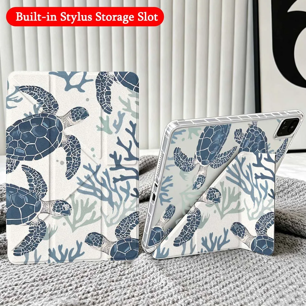 Cartoon Sea Turtle Shells For Xiaomi Redmi Poco Pad 5 6 7 8 Pro SE 11 11.2 12.1 Inch Transparent Y-Shaped Folding Tablet Case
Cartoon Sea Turtle Shells For Xiaomi Redmi Poco Pad 5 6 7 8 Pro SE 11 11.2 12.1 Inch Transparent Y-Shaped Folding Tablet Case