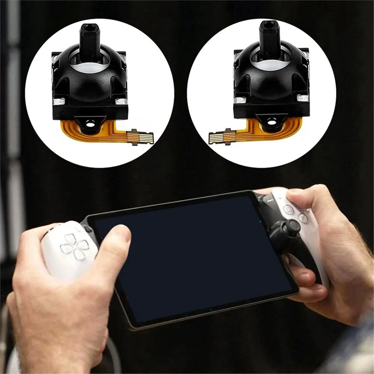 Hall Effect Joystick Replacement Pair 3D Analog Thumbstick Left Right for PS Portal Portal Game Console Controller
Hall Effect Joystick Replacement Pair 3D Analog Thumbstick Left Right for PS Portal Portal Game Console Controller