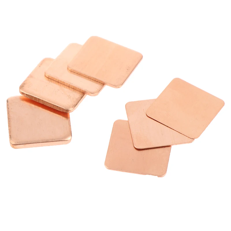 10pcs Thermal Pads 15x15mm Copper GPU Thermal Pads Copper Shim Heatsink For Laptop Cooling CPU Heatsink Sheet
10pcs Thermal Pads 15x15mm Copper GPU Thermal Pads Copper Shim Heatsink For Laptop Cooling CPU Heatsink Sheet