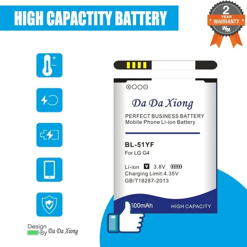 BL-59JH BL-T7 LGIP-330G BL-51YF BL-T42 BL-48TH Battery For LG Optimus L7 G4 G2 L4 H815 H818 V50 ThinQ E988 GM210 P880 V500N
BL-59JH BL-T7 LGIP-330G BL-51YF BL-T42 BL-48TH Battery For LG Optimus L7 G4 G2 L4 H815 H818 V50 ThinQ E988 GM210 P880 V500N