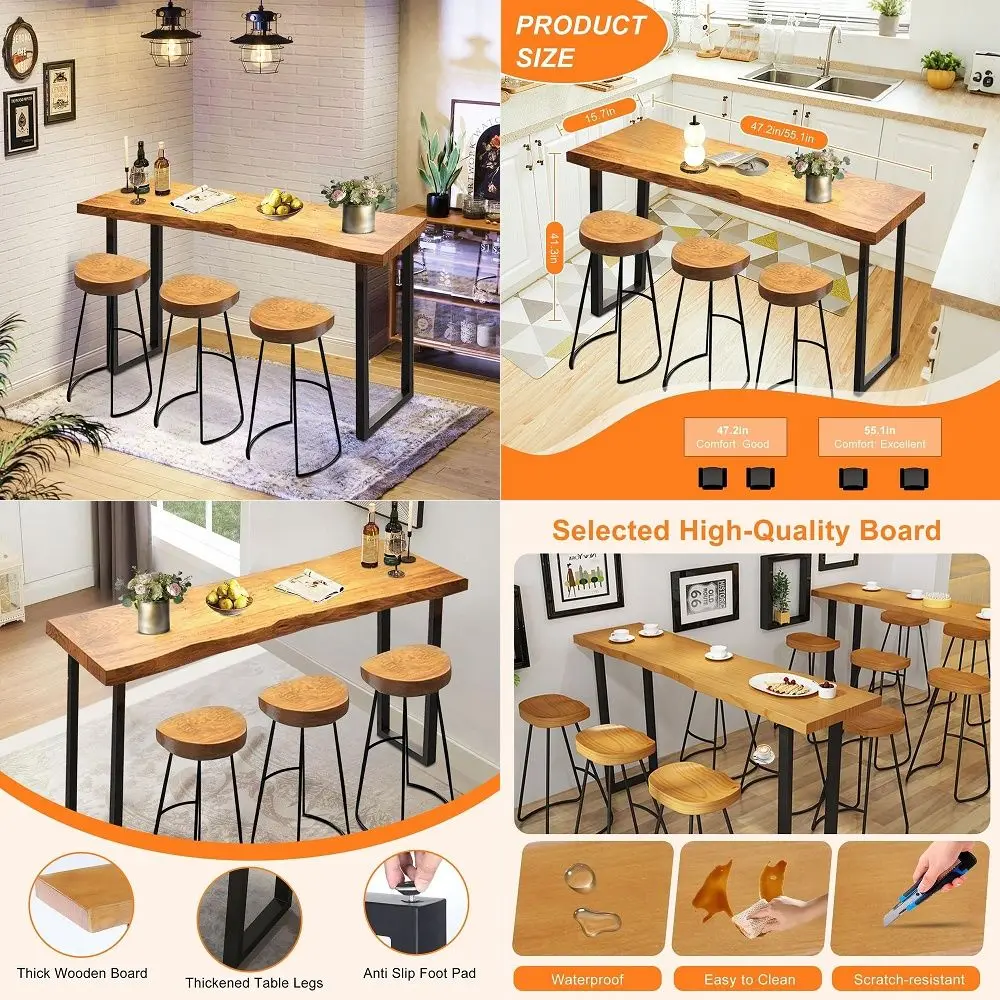 5Piece Dining Table Set, 37 Inch Modern Wood Round Kitchen Table and 4 PU Leather Upholstered Dining Chairs, Dining Room Table
5Piece Dining Table Set, 37 Inch Modern Wood Round Kitchen Table and 4 PU Leather Upholstered Dining Chairs, Dining Room Table