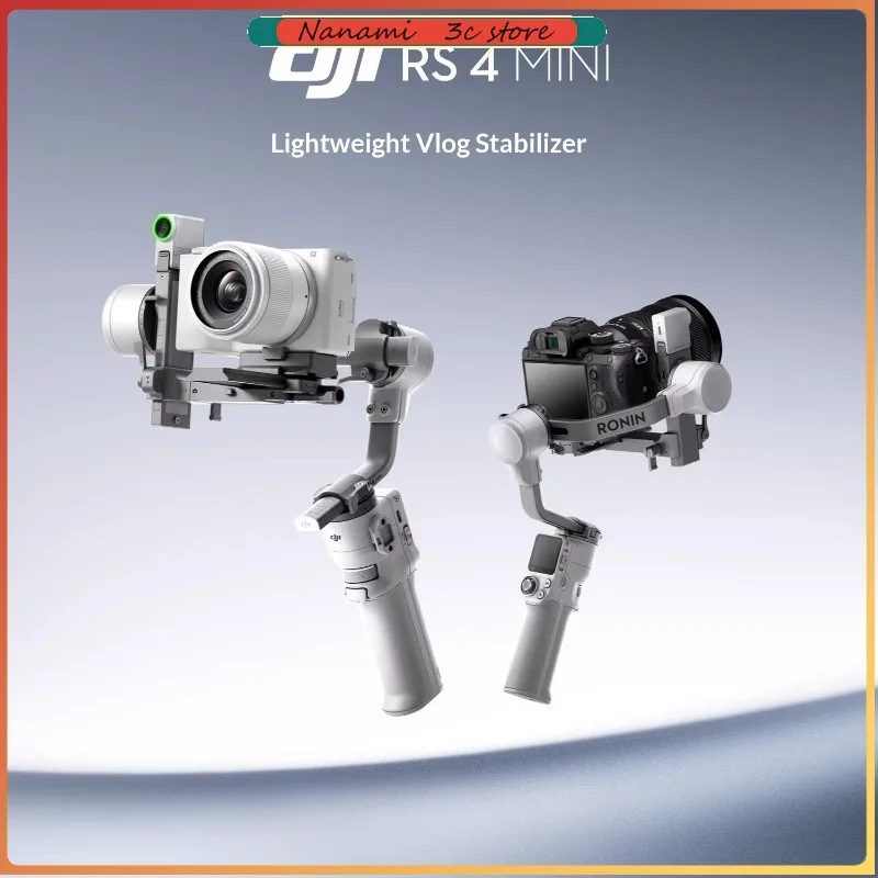 DJI RS 4 Mini Camera Stabilizer - Smart Tracking 3-Axis Professional Gimbal Gesture Control Follow for DSLR Vlog Cameras
DJI RS 4 Mini Camera Stabilizer - Smart Tracking 3-Axis Professional Gimbal Gesture Control Follow for DSLR Vlog Cameras