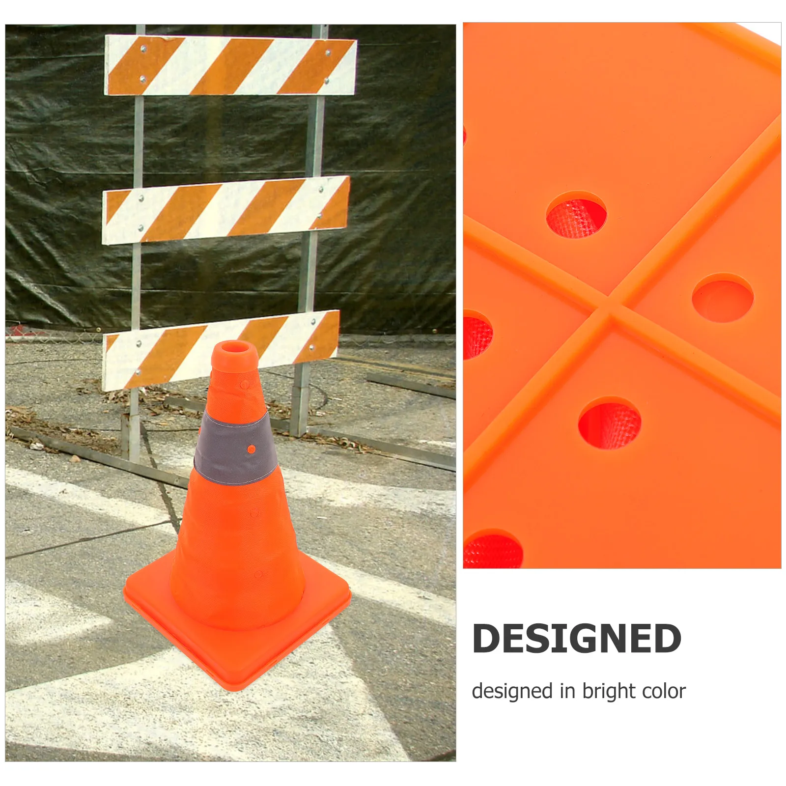 2pcs Telescopic Cones Collapsible Collapsible Traffic Cones Safety Reflective 30cm Adjustable Road Barrier cones
2pcs Telescopic Cones Collapsible Collapsible Traffic Cones Safety Reflective 30cm Adjustable Road Barrier cones
