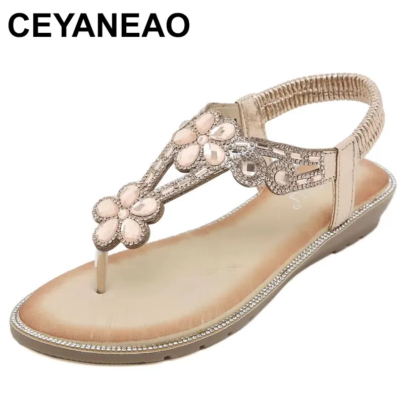 2025 Woman flat sandals PU fashion Europe and America sandals Flower Rhinestone foreign trade summer women shoes
2025 Woman flat sandals PU fashion Europe and America sandals Flower Rhinestone foreign trade summer women shoes