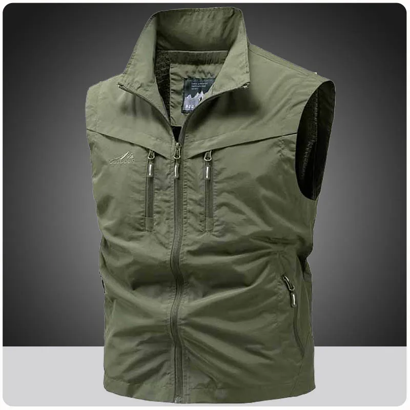 Autumn Mens Sleeveless Vest Outdoor Safari Fishing Travel Photo Hiking Waistcoat Men Breathable Working Casual Veste homme M~6XL
Autumn Mens Sleeveless Vest Outdoor Safari Fishing Travel Photo Hiking Waistcoat Men Breathable Working Casual Veste homme M~6XL