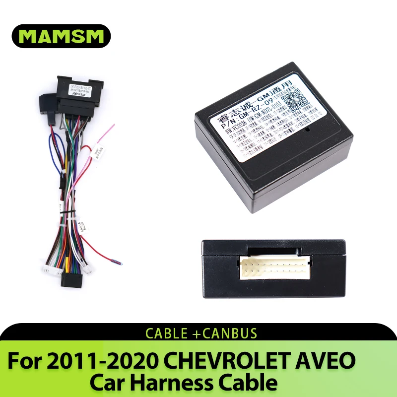 For 2011 -2020 CHEVROLET AVEO Car Player Android 2 Din Wiring Adapter Harne Power cable Canbus Decoder GM-RZ-09
For 2011 -2020 CHEVROLET AVEO Car Player Android 2 Din Wiring Adapter Harne Power cable Canbus Decoder GM-RZ-09