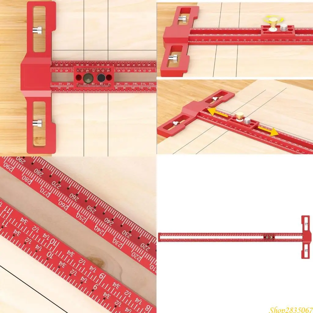 Sliding designs Aluminum Carpenter Ruler Woodworking Ruler with Clear Scale for Easy Operate & Precise Measurements 831F
Sliding designs Aluminum Carpenter Ruler Woodworking Ruler with Clear Scale for Easy Operate & Precise Measurements 831F