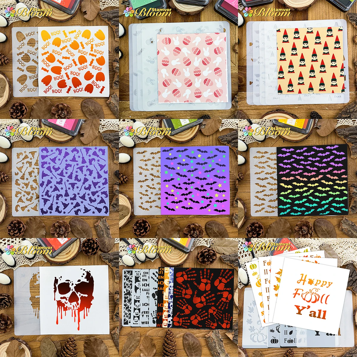 Original Lovely Holiday Halloween Easter Christmas Partterns Stencils, Paper - Spray Paint & Graffiti
Original Lovely Holiday Halloween Easter Christmas Partterns Stencils, Paper - Spray Paint & Graffiti