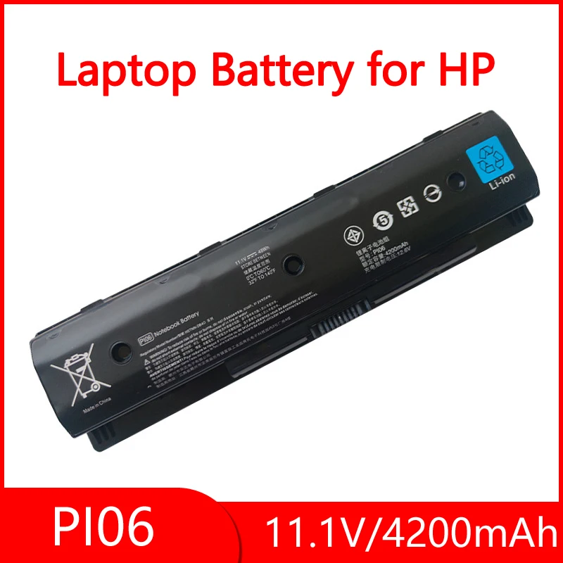 PI06 Battery for HP 710416-001 Pavilion 14 15 17 Series Envy 15-J000 17-J000 HSTNN-LB4N M7-J020DX 17-E020US HSTNN-UB4N TPN-L112
PI06 Battery for HP 710416-001 Pavilion 14 15 17 Series Envy 15-J000 17-J000 HSTNN-LB4N M7-J020DX 17-E020US HSTNN-UB4N TPN-L112