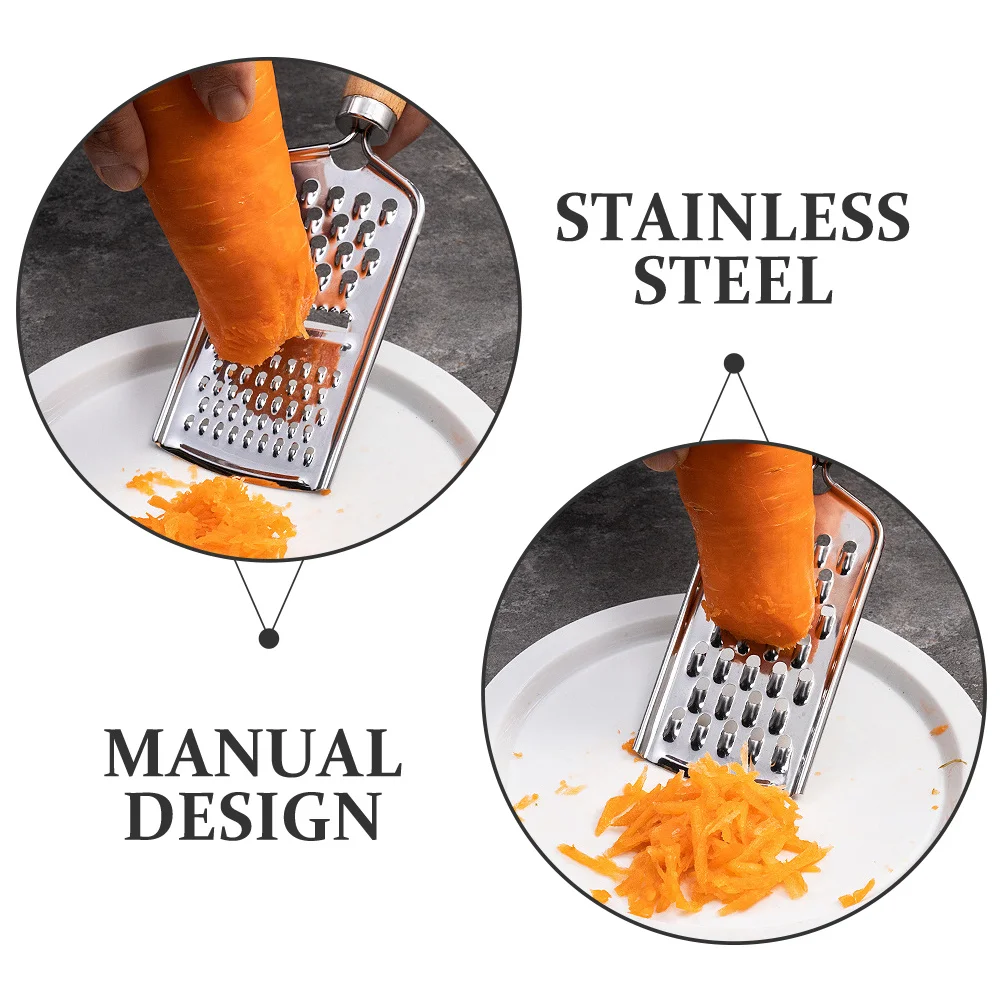 3pcs Stainless Steel Grater Vegetable Slicer Kitchen Gadget For Potato Carrot Cucumber Multi-Use Manual Grating Tool Ergonomic 
3pcs Stainless Steel Grater Vegetable Slicer Kitchen Gadget For Potato Carrot Cucumber Multi-Use Manual Grating Tool Ergonomic