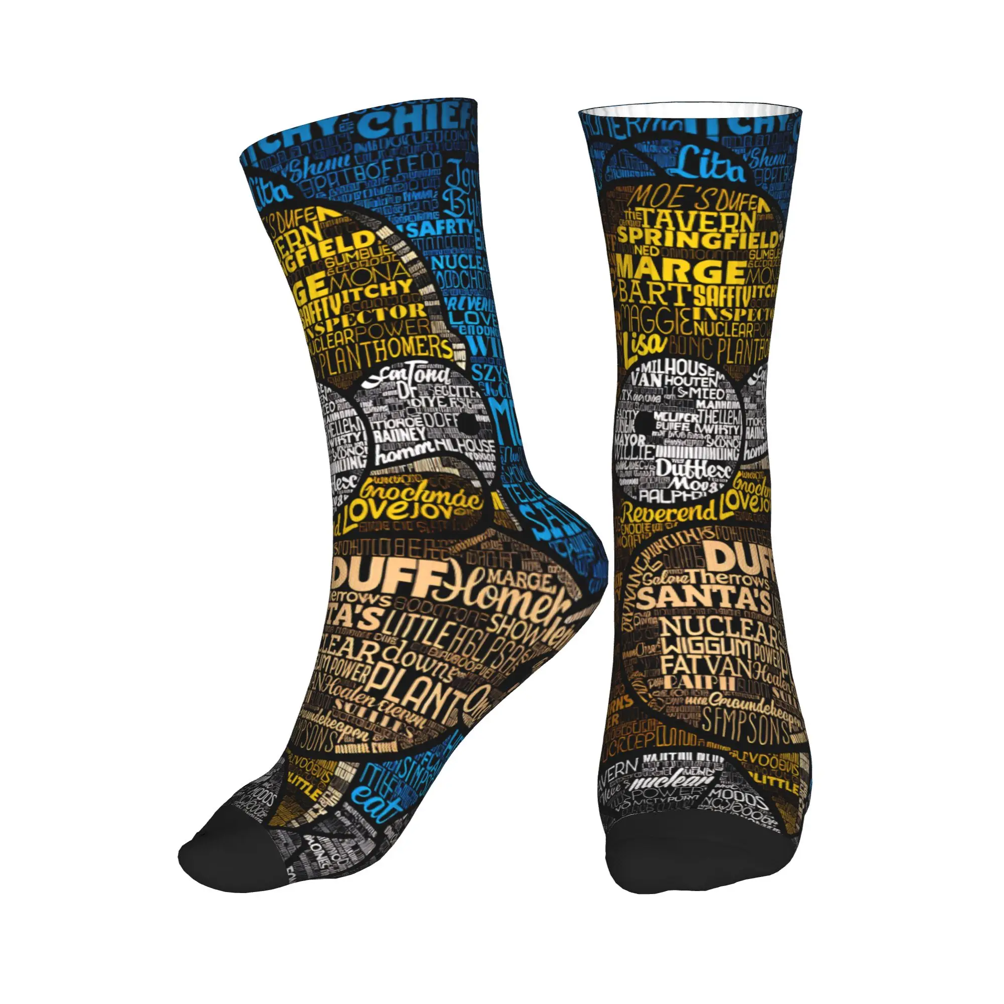 Funny S-Simpsons Typography Collage Art Socks Spring Stockings Trendy Men Quality Socks Pattern Outdoor Sports Non Slip Socks
Funny S-Simpsons Typography Collage Art Socks Spring Stockings Trendy Men Quality Socks Pattern Outdoor Sports Non Slip Socks