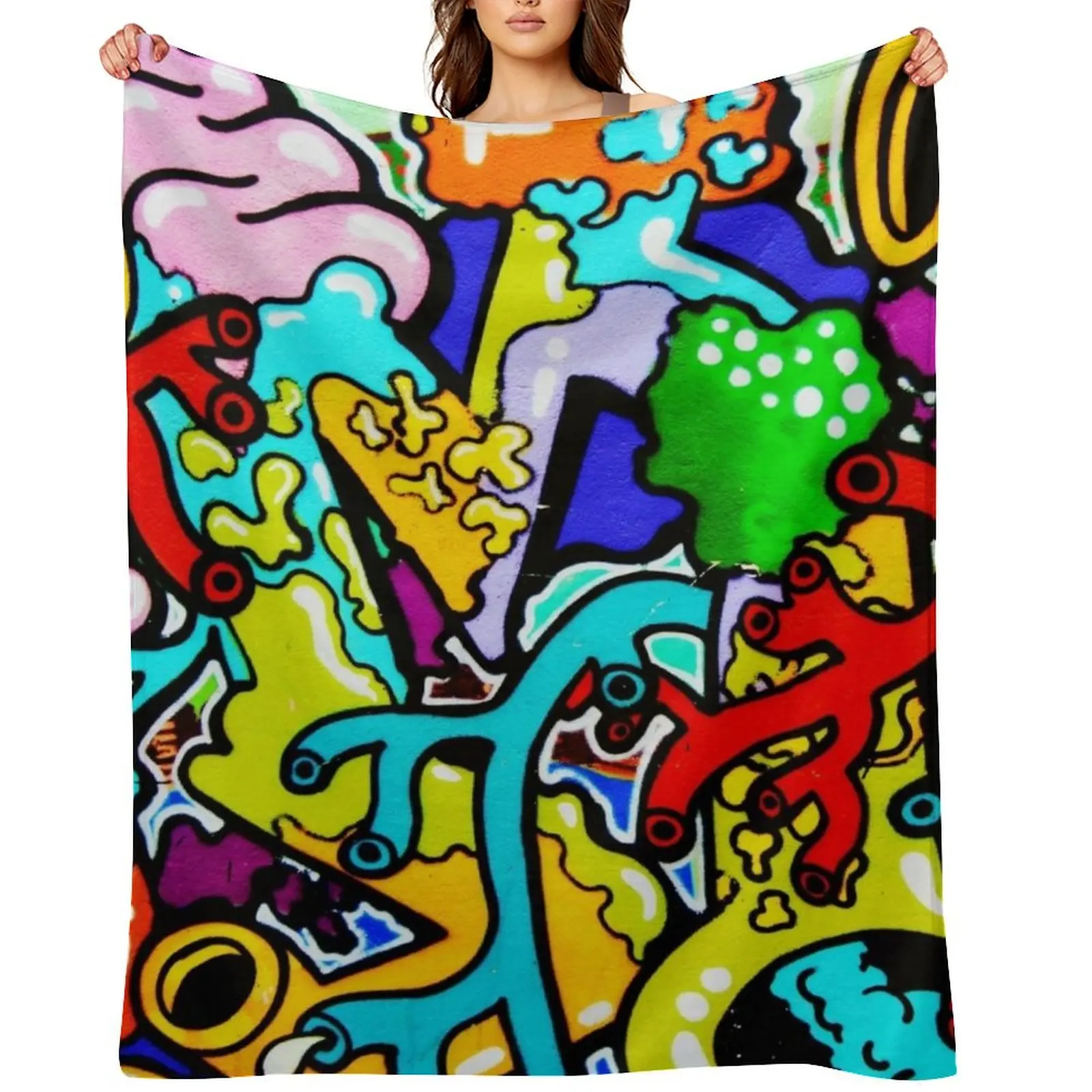Graffiti abstract with colorful tubes and biology artery funny colorful theme HD Throw Blanket Loose Summer Beddings Blankets
Graffiti abstract with colorful tubes and biology artery funny colorful theme HD Throw Blanket Loose Summer Beddings Blankets