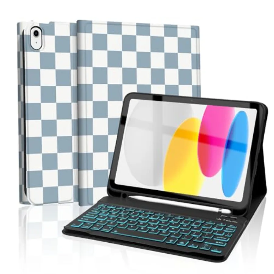 for iPad 11th 10th Generation Case with Keyboard, Backlights LED Wireless Keyboard Cover with Pencil Holder for 11th A16 11-inc
for iPad 11th 10th Generation Case with Keyboard, Backlights LED Wireless Keyboard Cover with Pencil Holder for 11th A16 11-inc