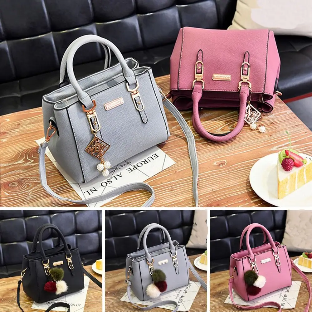 NEW Fashion Shoulder Bags PU Leather with Pendant Ladies Handbags Large Capacity Solid Color Embossed Crossbody Bag
NEW Fashion Shoulder Bags PU Leather with Pendant Ladies Handbags Large Capacity Solid Color Embossed Crossbody Bag