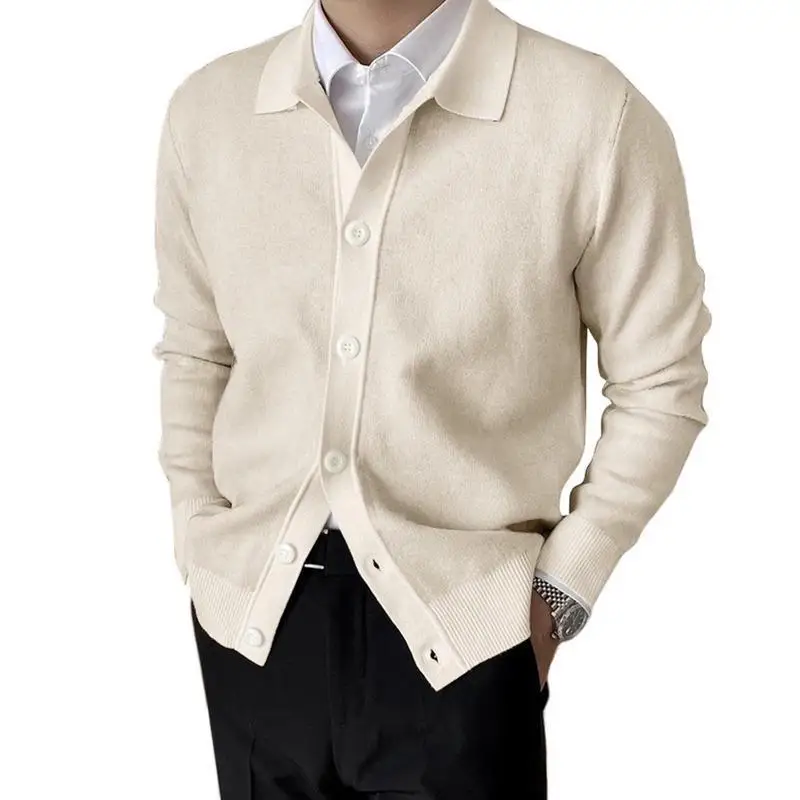 Men's Knitted Button Cardigan Cross-Border Sweater Spring 2026 Non-Shrinkable Other Fabric Design Other Sleeve Length
Men's Knitted Button Cardigan Cross-Border Sweater Spring 2026 Non-Shrinkable Other Fabric Design Other Sleeve Length