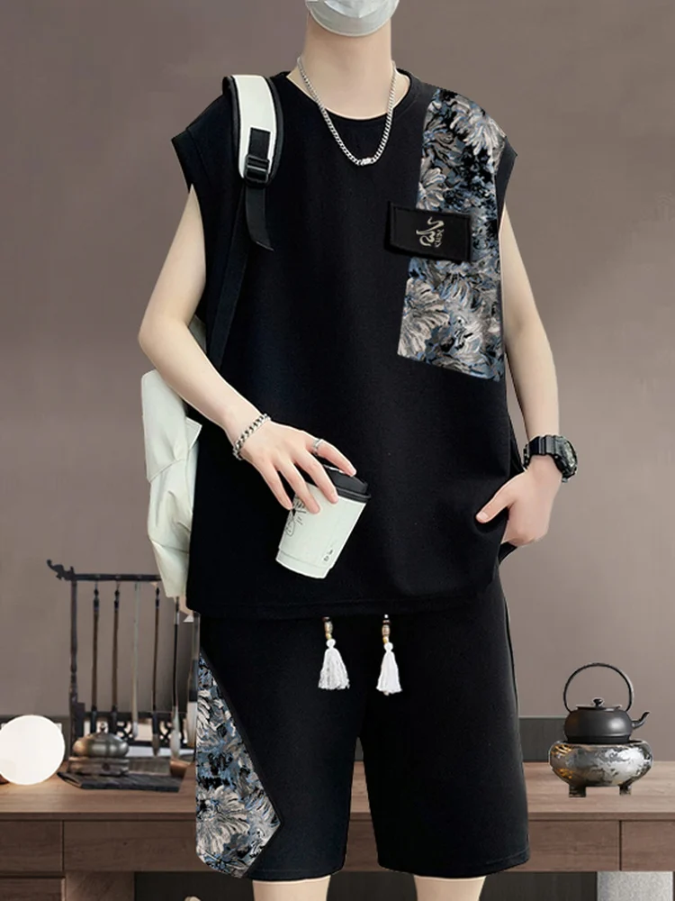 New Chinese Sle Svel Vest Men's Summer Thin Sport Fitn Clothing Large Size Trendy Casual orts Polyester Fabric
New Chinese Sle Svel Vest Men's Summer Thin Sport Fitn Clothing Large Size Trendy Casual orts Polyester Fabric