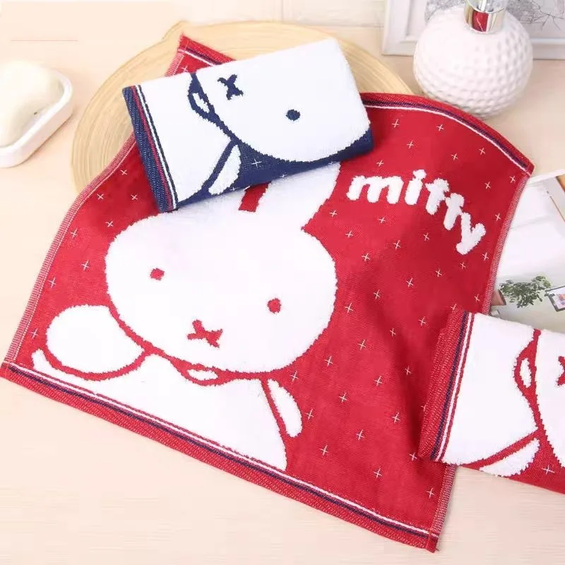 Anime Miffy Cute Square Towel A Pure Cotton Gauze Soft and Absorbent Cartoon Style Small Handkerchief Adult Couples Toiletries
Anime Miffy Cute Square Towel A Pure Cotton Gauze Soft and Absorbent Cartoon Style Small Handkerchief Adult Couples Toiletries