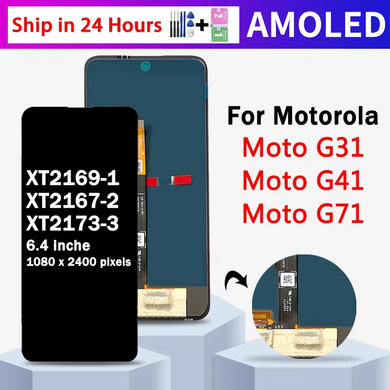 6.4''New For Motorola Moto G31 lcd XT2173-3 display For MOTO G41 XT2167-2 LCD G71 5G XT2169-1 Display Touch Screen Assembly
6.4''New For Motorola Moto G31 lcd XT2173-3 display For MOTO G41 XT2167-2 LCD G71 5G XT2169-1 Display Touch Screen Assembly