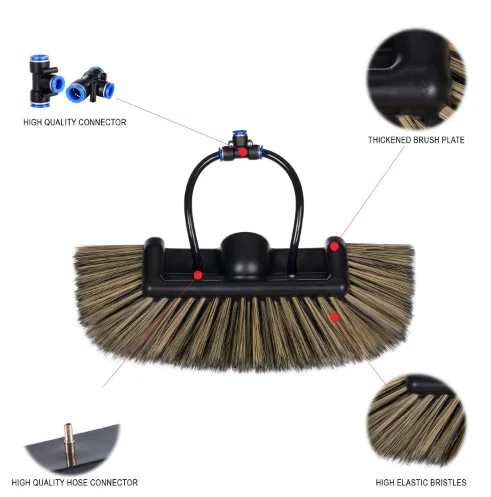 Solar Panel Cleaning Water Fed Brush Radial Style for Window Cleaner Imitation pig hair (No Pole)
Solar Panel Cleaning Water Fed Brush Radial Style for Window Cleaner Imitation pig hair (No Pole)