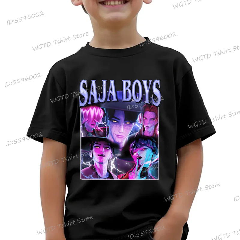 Cotton Kids T-shirts KPop Demon Hunters Saja Boys Children's Clothing Baby Girl Boy Outfits Gift 2025 Anime Fans T-shirt Tops
Cotton Kids T-shirts KPop Demon Hunters Saja Boys Children's Clothing Baby Girl Boy Outfits Gift 2025 Anime Fans T-shirt Tops