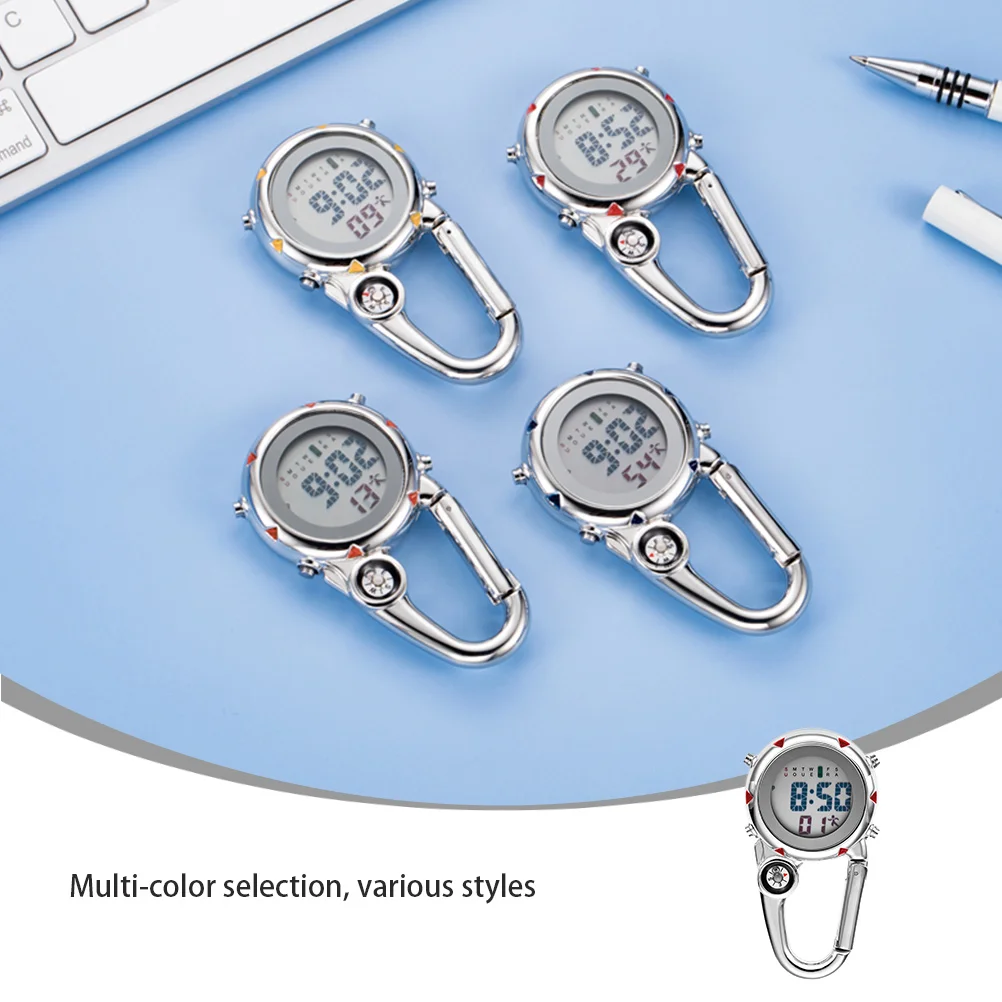 Mountaineering Hook Hanging Watch Durable Stainless Steel Multifunctional Compass Alarm Glow in Dark Backpack Clip Sports
Mountaineering Hook Hanging Watch Durable Stainless Steel Multifunctional Compass Alarm Glow in Dark Backpack Clip Sports
