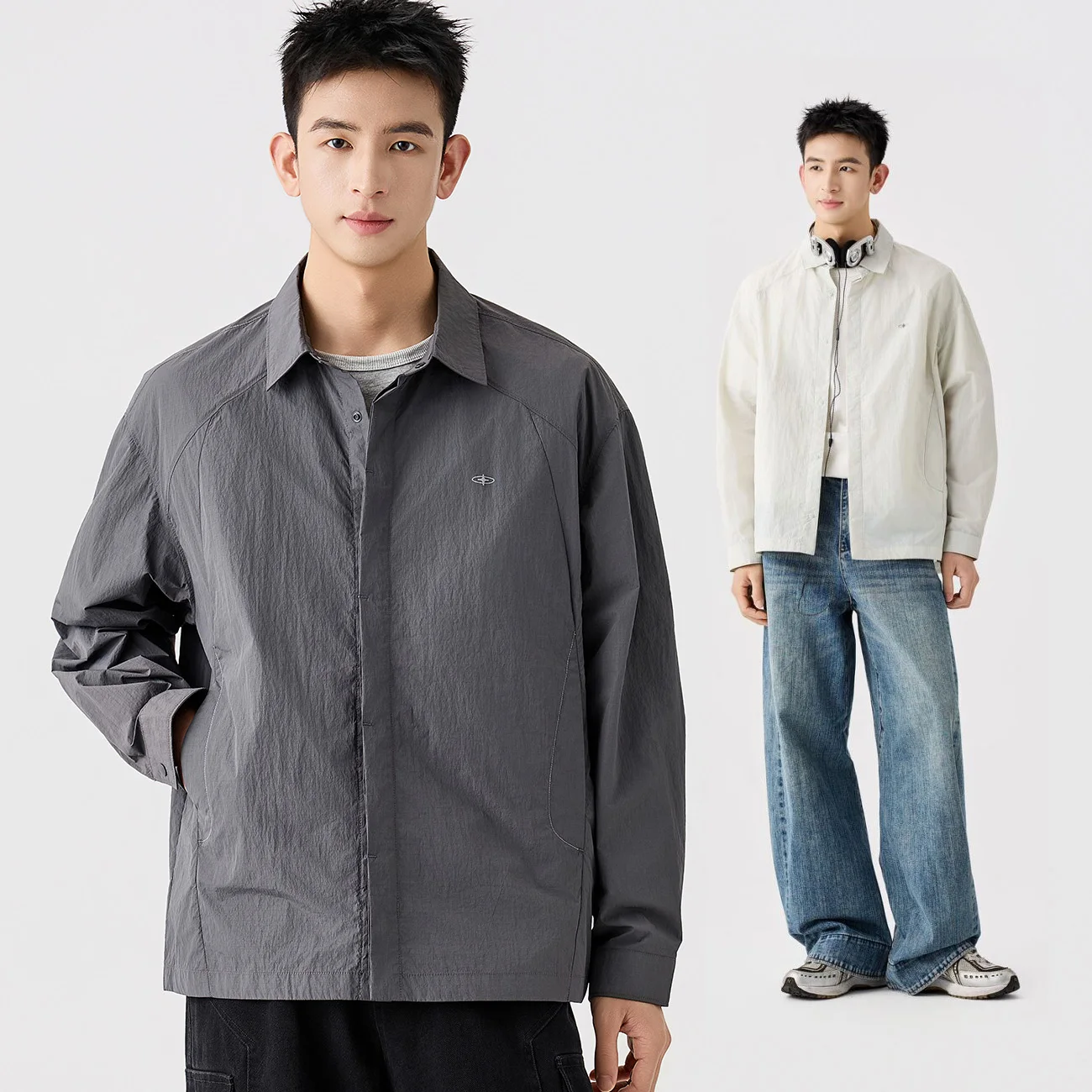 Outdoor Quick Dry Sunscreen Shirt Men Summer Ultra-thin UV Protection Sports Loose Casual Long Sleeve Shirt Jacket
Outdoor Quick Dry Sunscreen Shirt Men Summer Ultra-thin UV Protection Sports Loose Casual Long Sleeve Shirt Jacket