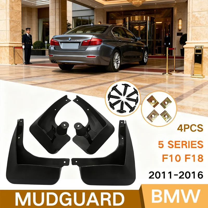 Брызговики для BMW 5 серии F10 F18 2011-2016 5-й серии, плитки для крыльев с монтажным оборудованием
Брызговики для BMW 5 серии F10 F18 2011-2016 5-й серии, плитки для крыльев с монтажным оборудованием