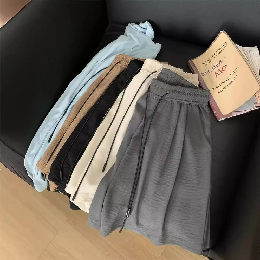 Lightweight Breathable Drawstring Wide Leg Shorts Loose Slimming, Casual Hot Pants For Women In Summer
Lightweight Breathable Drawstring Wide Leg Shorts Loose Slimming, Casual Hot Pants For Women In Summer