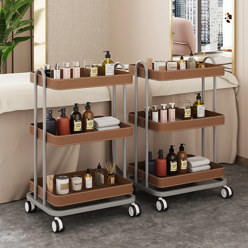 Luxury Saddle Leather Beauty Cart Large Capacity Salon Furniture Mobile Nail Tools Storage Shelves Makeup Equipment Organizer
Luxury Saddle Leather Beauty Cart Large Capacity Salon Furniture Mobile Nail Tools Storage Shelves Makeup Equipment Organizer