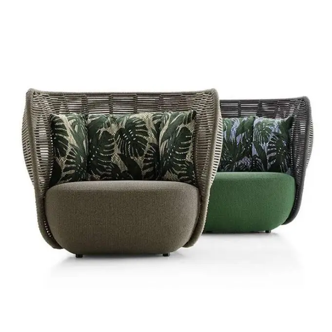 # Green Outdoor Leisure Garden Woven Rope Furniture
# Green Outdoor Leisure Garden Woven Rope Furniture