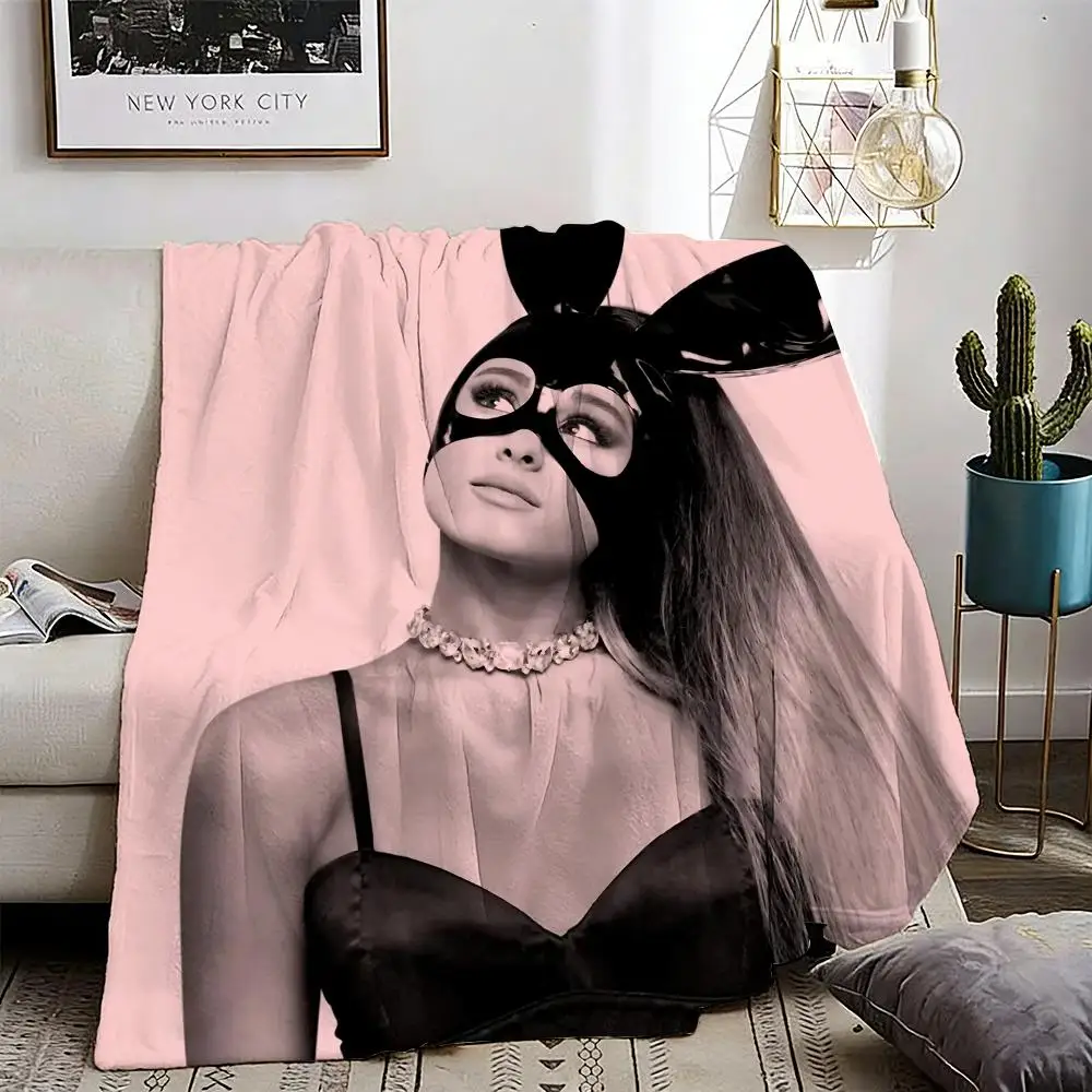 Pop Singer Ariana Grande Throw Lightweight 240g Flannel Blanket Soft Skin-friendly for Summer Cooling
Pop Singer Ariana Grande Throw Lightweight 240g Flannel Blanket Soft Skin-friendly for Summer Cooling