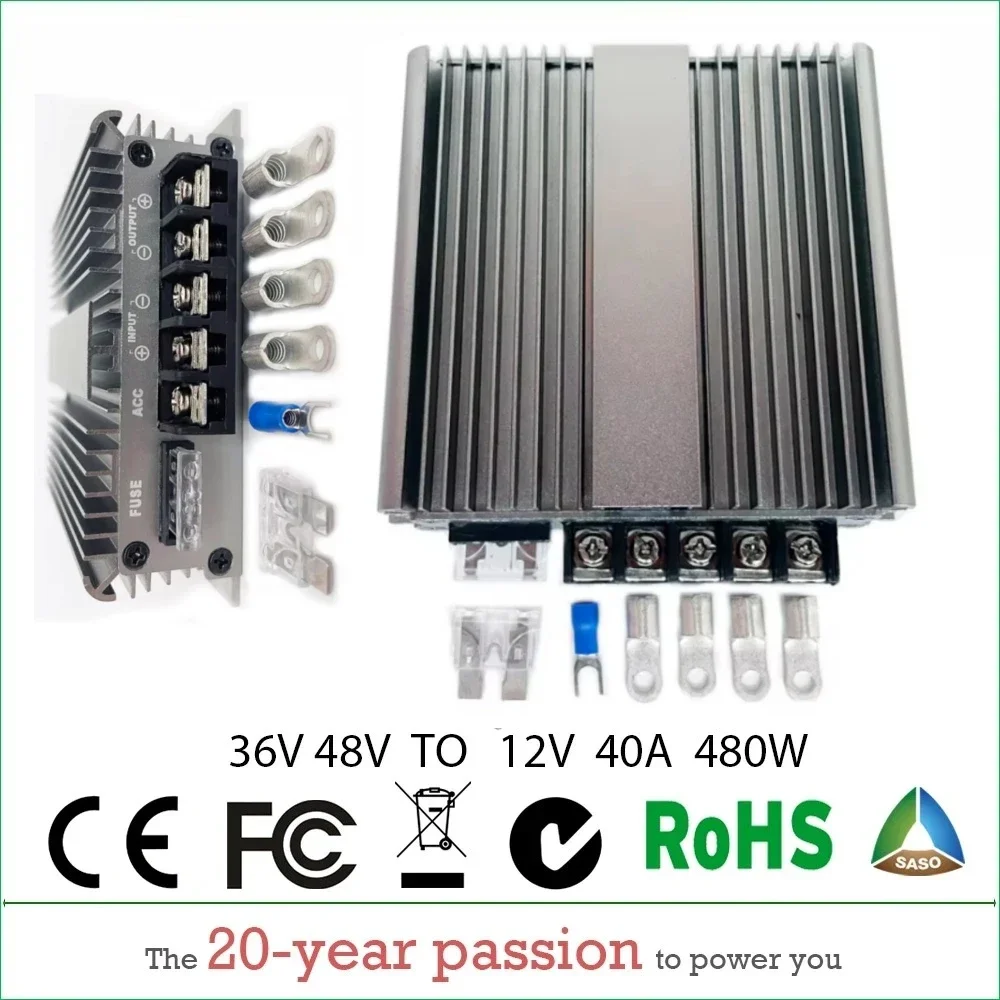 36V 48V TO 12V 13.8V 5A 10A 20A 30A 40A 50A 60A DC DC Buck Converter Golf Cart Voltage Reducer With ACC Waterproof CE RoHS
36V 48V TO 12V 13.8V 5A 10A 20A 30A 40A 50A 60A DC DC Buck Converter Golf Cart Voltage Reducer With ACC Waterproof CE RoHS