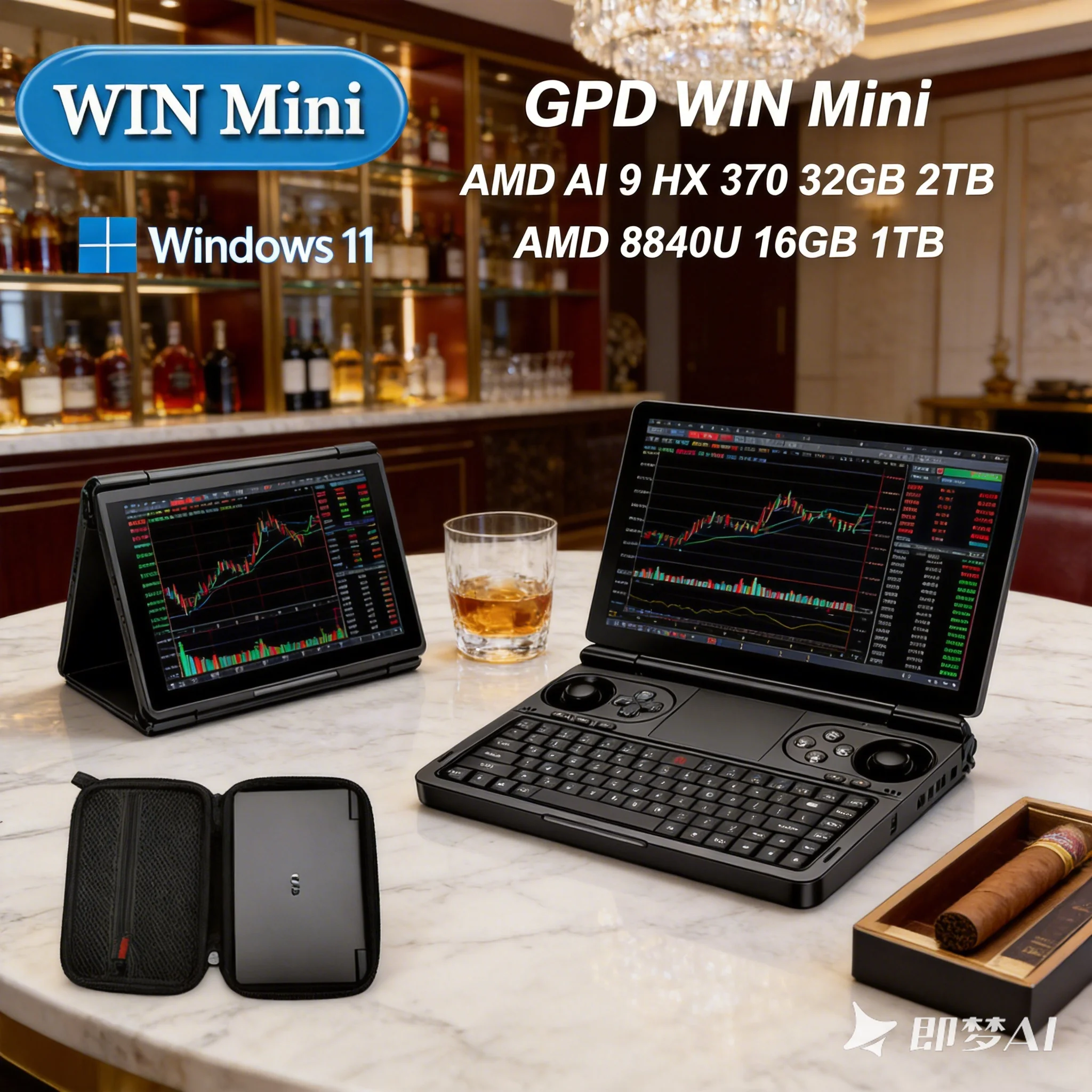 New Arrival GPD WIN Mini 2026 AMD AI 9 HX 370 7" 32GB RAM 2TB PCIE4.0 Pocket Game Player Console
New Arrival GPD WIN Mini 2026 AMD AI 9 HX 370 7" 32GB RAM 2TB PCIE4.0 Pocket Game Player Console