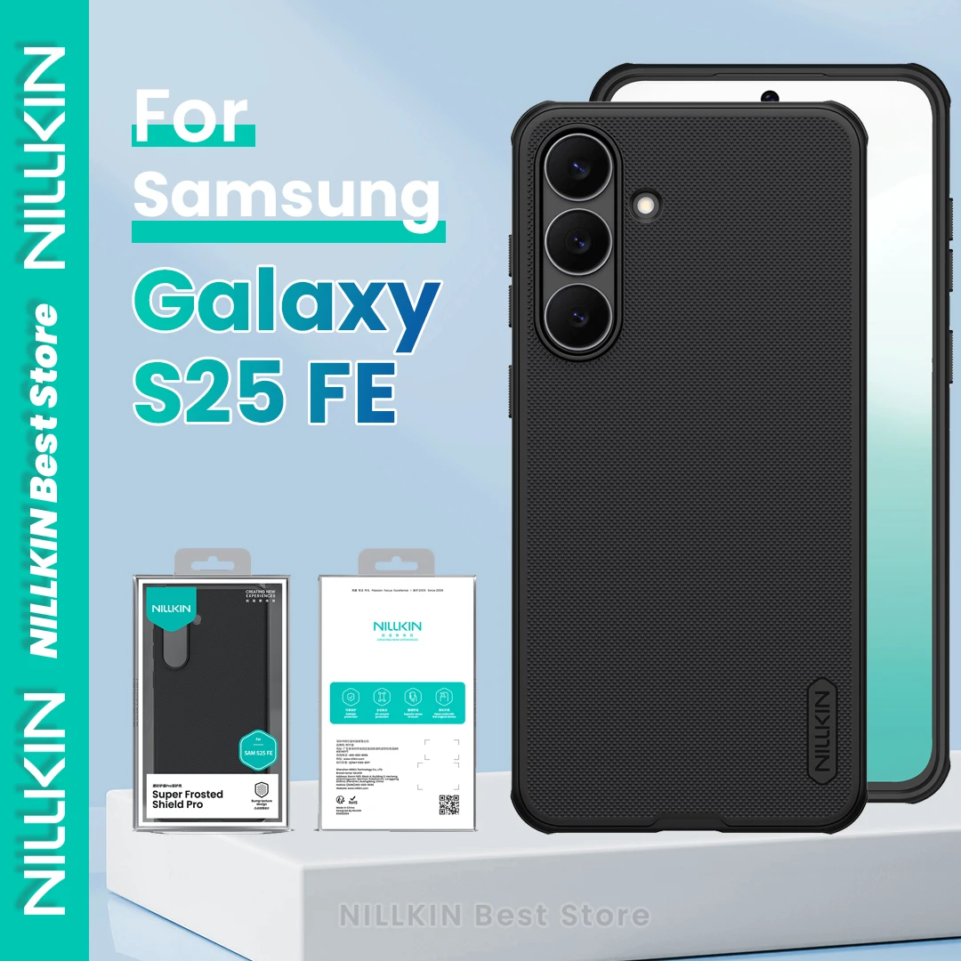 Чехол Nillkin для Samsung Galaxy S25 Fe Super Frosted Shield Pro, противоударный чехол с защитой от отпечатков пальцев, ПК + ТПУ, подушки безопасности, задняя крышка для телефона
Чехол Nillkin для Samsung Galaxy S25 Fe Super Frosted Shield Pro, противоударный чехол с защитой от отпечатков пальцев, ПК + ТПУ, подушки безопасности, задняя крышка для телефона
