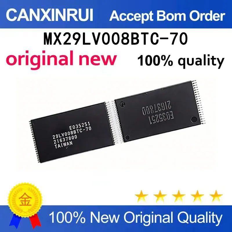 (5-100 pieces)New MX29LV008BTC-70 29LV008BTC-70 TSSOP spot chip IC
(5-100 pieces)New MX29LV008BTC-70 29LV008BTC-70 TSSOP spot chip IC