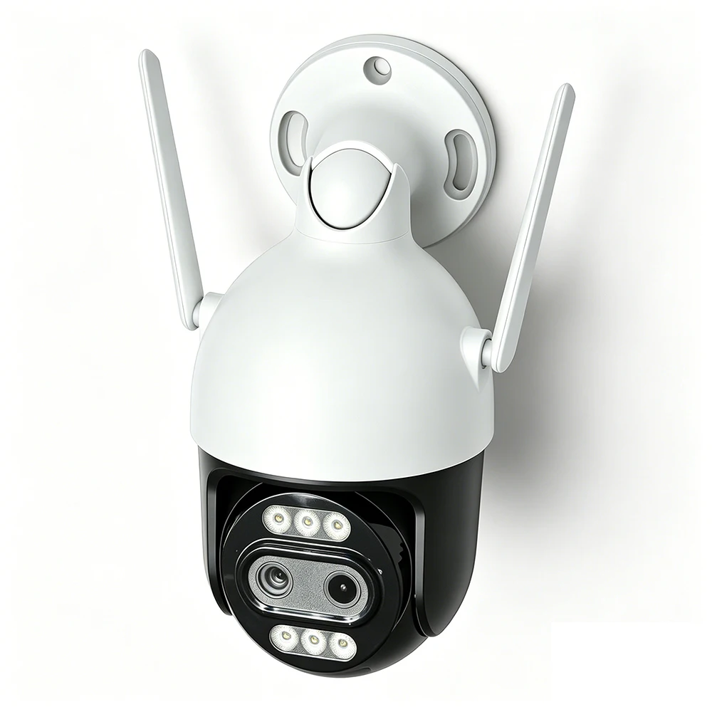 Outdoor 2*4MP Dual Lens Optical Zoom WiFi PTZ Security Camera Auto Zoom Tracking AI Human Vehicle Detect Color Night Vision
Outdoor 2*4MP Dual Lens Optical Zoom WiFi PTZ Security Camera Auto Zoom Tracking AI Human Vehicle Detect Color Night Vision