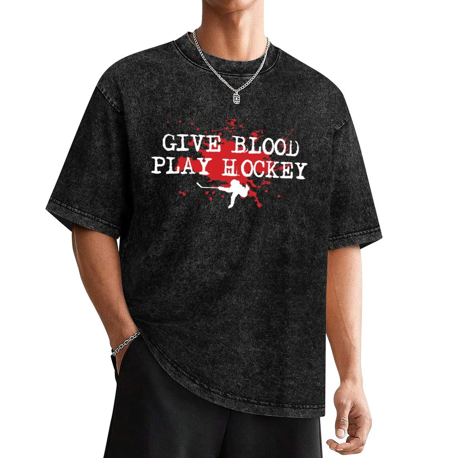 Give Blood Play Hockey T-Shirt hippie clothes blacks croswit shirt man compression shirt men
Give Blood Play Hockey T-Shirt hippie clothes blacks croswit shirt man compression shirt men