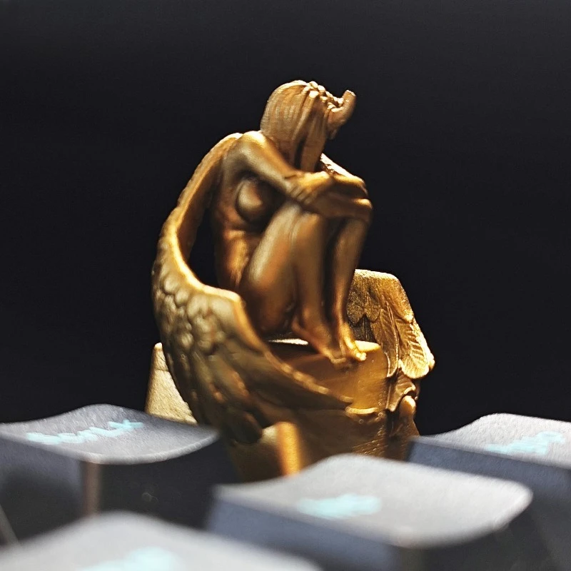 2026New Angel Themed 3D Stereo Artistic Keycap Single ESC PBT Resin Fit Cherry MX Cross Axis Mech Keyboard Gift Gamer Fans Adul
2026New Angel Themed 3D Stereo Artistic Keycap Single ESC PBT Resin Fit Cherry MX Cross Axis Mech Keyboard Gift Gamer Fans Adul